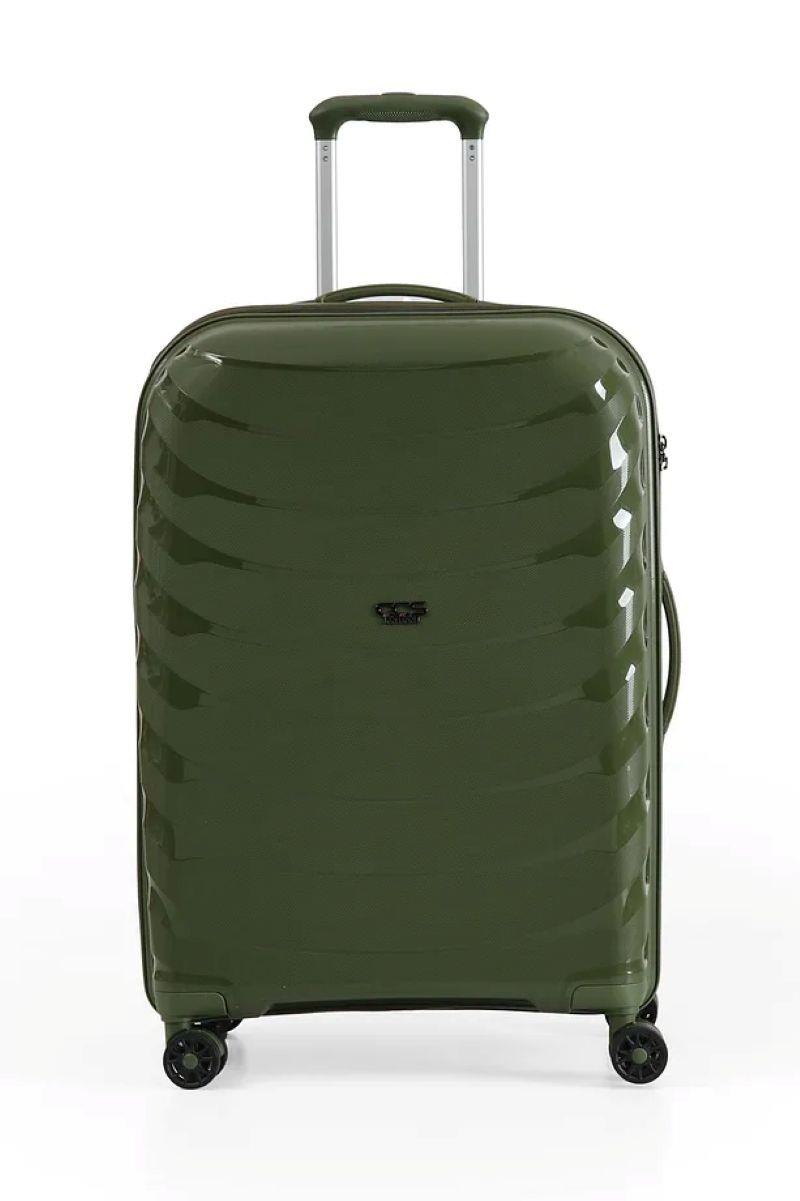 ÇÇS 5263 Polipropilen Battal  Boy Valiz - HAKİ