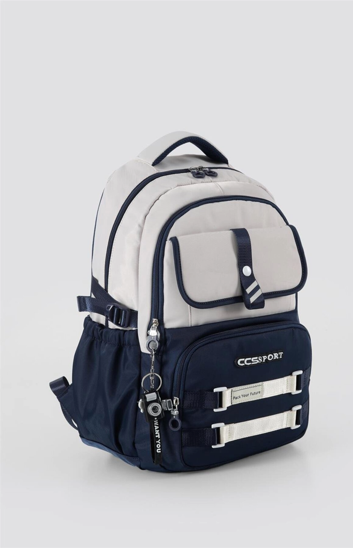 ÇÇS 51952 OKUL ÇANTASI LACİVERT GRİ — görsel 2