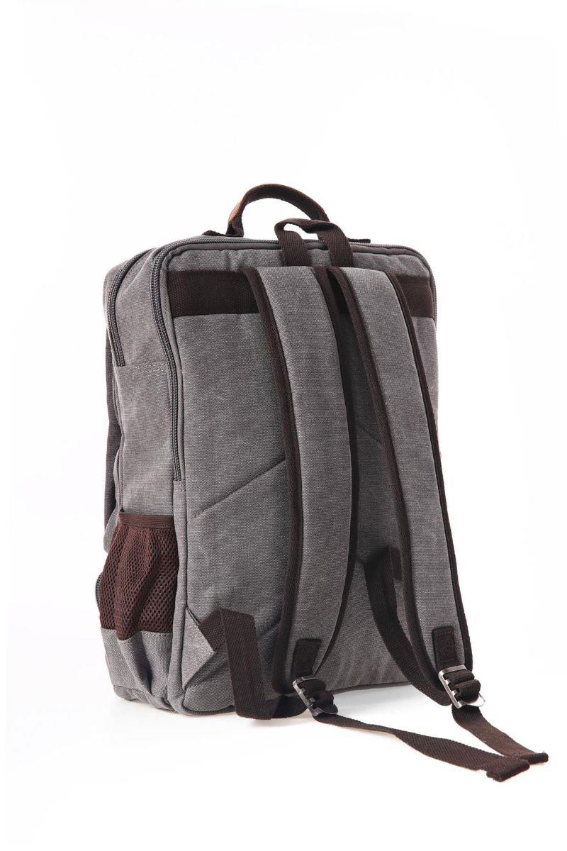 ÇÇS 51572 KANVAS Sırt Çantası GRİ — görsel 4