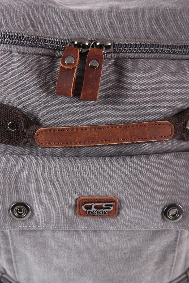 ÇÇS 51564 KANVAS Sırt Çantası GRİ — görsel 4