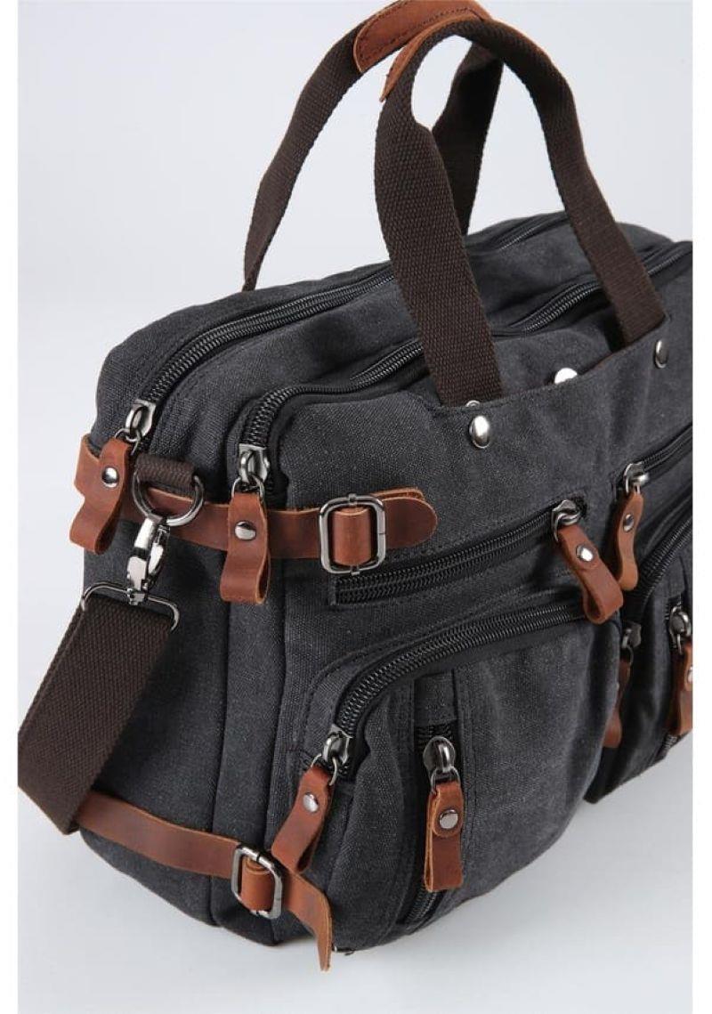 ÇÇS 31458 Sırt Ve Evrak Çantası SİYAH — görsel 2