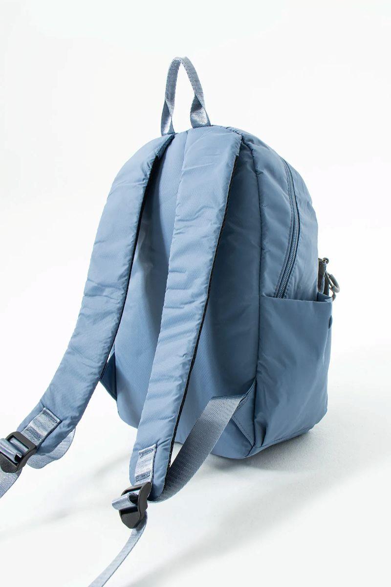 Sanmorris Unisex Suya Dayanıklı Paraşüt Kumaş 4 Bölmeli Laptop Bölmeli Seyahat Ve Okul Çantası MAVİ Renk — görsel 2