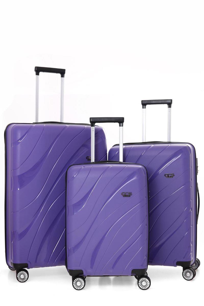 ÇÇS 5223 POLİPROPİLEN 3 LÜ VALİZ SETİ PEMBE — görsel 6