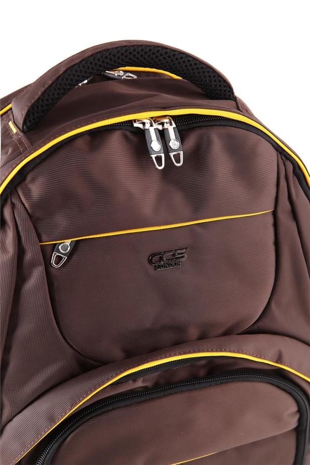 ÇÇS 50829 SIRT ÇANTASI-KAHVE/SARI — görsel 4