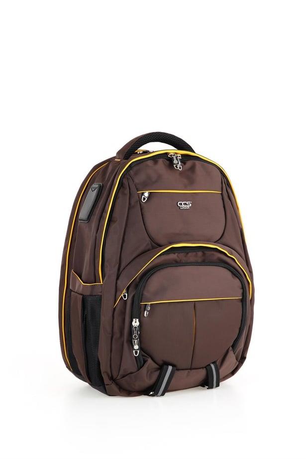 ÇÇS 50829 SIRT ÇANTASI-KAHVE/SARI — görsel 2