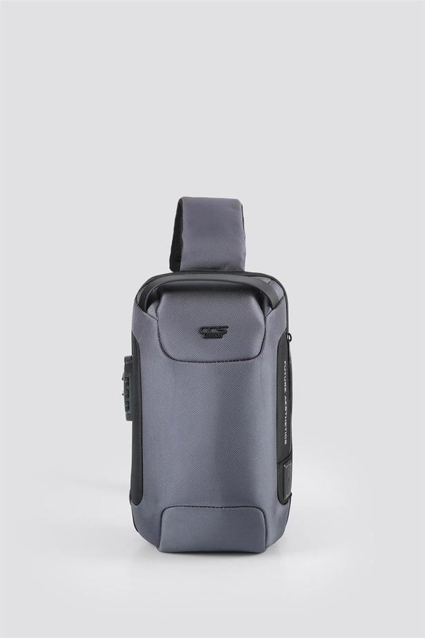 ÇÇS 51463 Tek Askılı Çapraz Çanta-GRİ