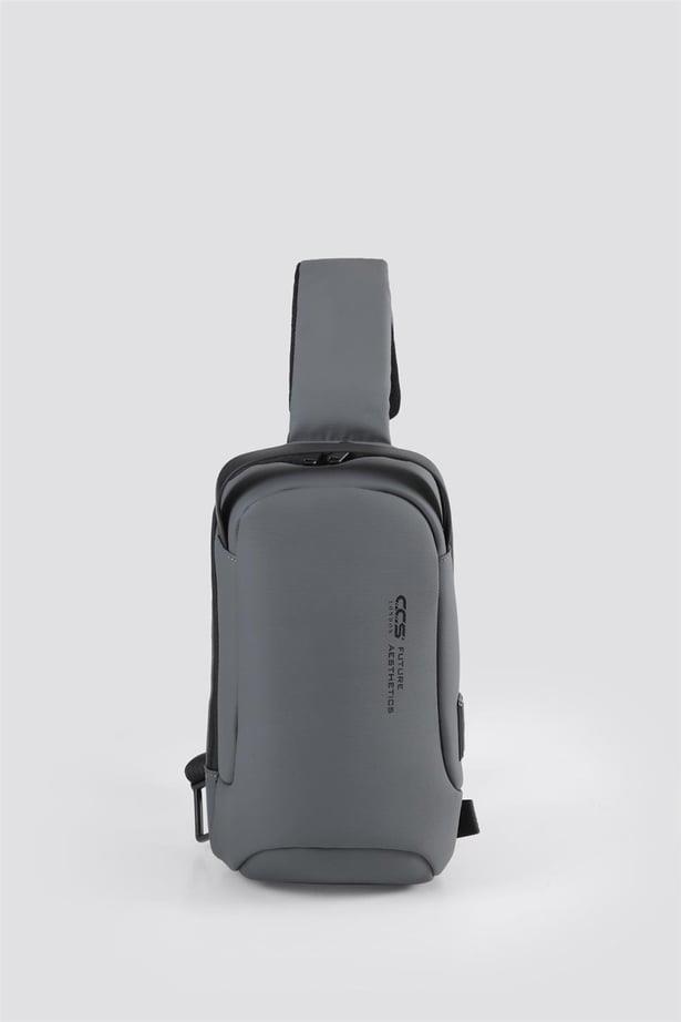 ÇÇS 51465 Tek Askılı Çapraz Çanta-GRİ