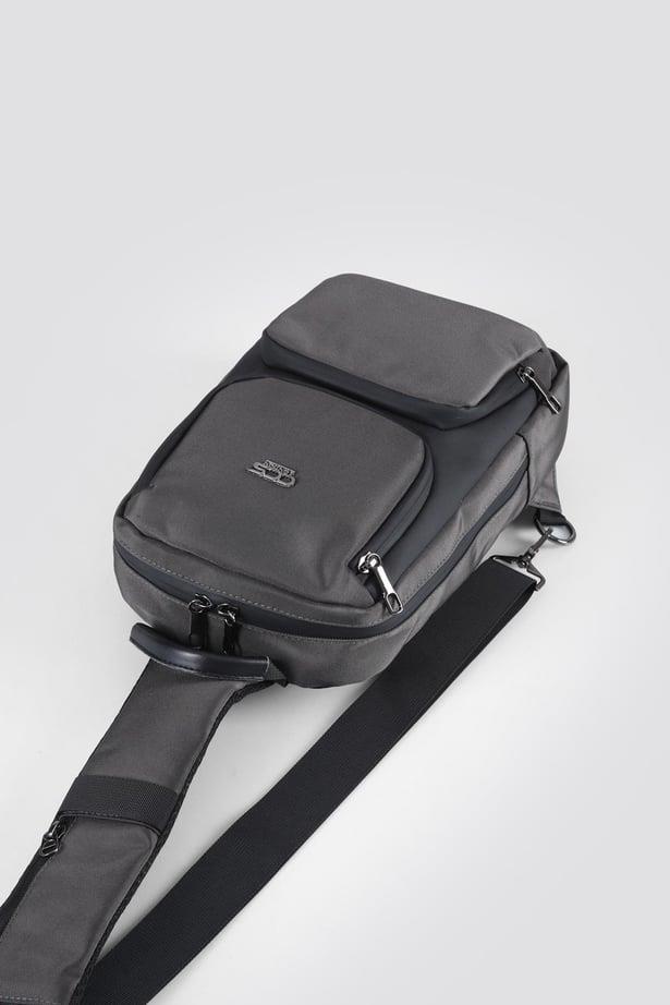 ÇÇS 51489 Tek Askılı Çapraz Çanta-GRİ — görsel 7