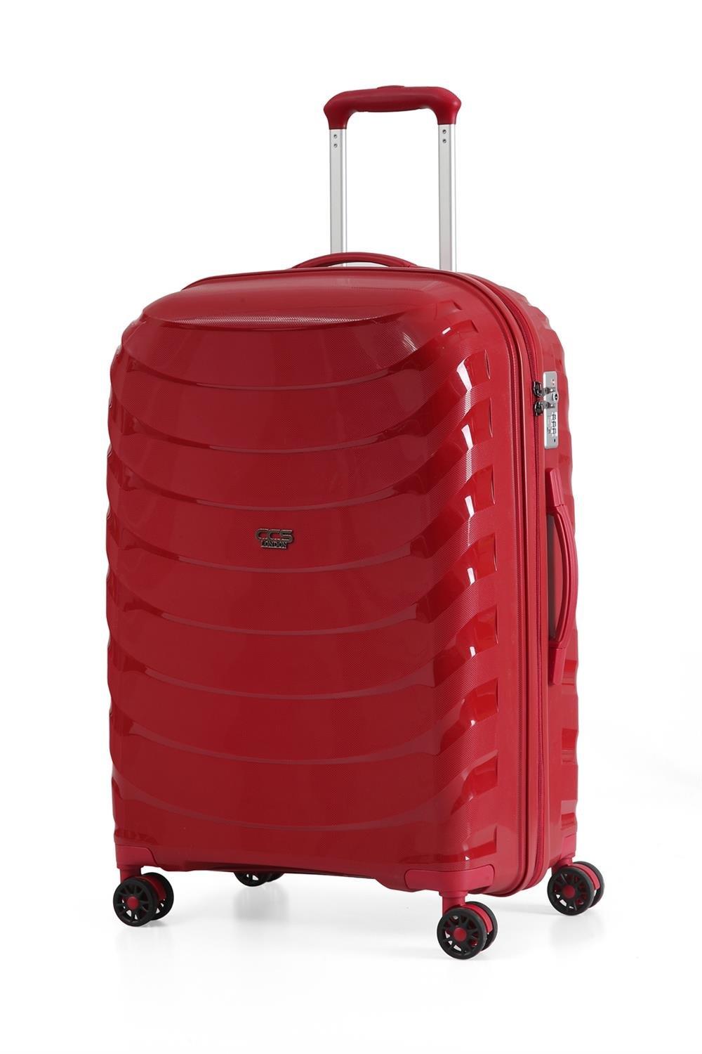 ÇÇS 5263 Polipropilen Orta Boy Valiz-BORDO — görsel 4