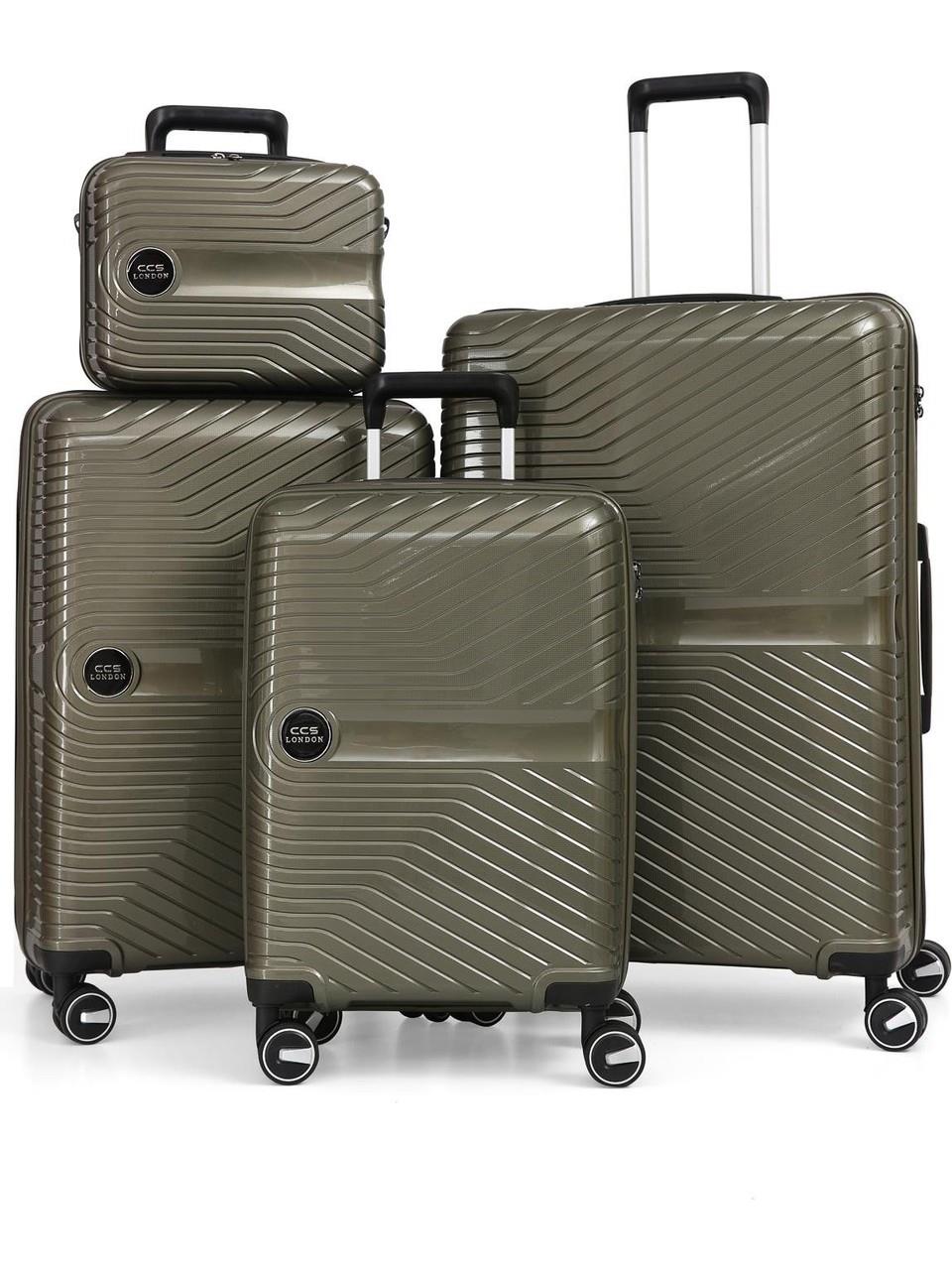 ÇÇS 5239 POLİPROPİLEN 4 LÜ VALİZ SET-HAKİ