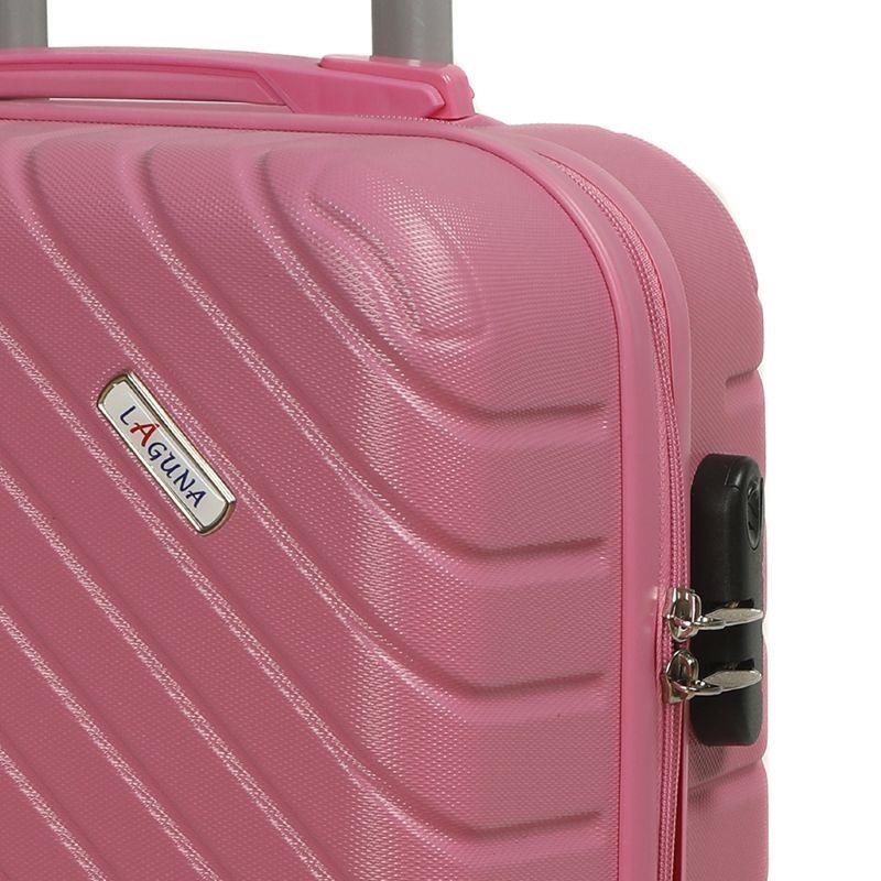 Laguna ABS 638 Açık Pembe Orta Boy Valiz — görsel 4