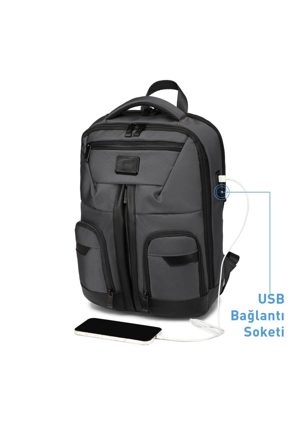 Laptop Gözlü Business Sırt Çantası Oxford Kumaş 8685 Lacivert — görsel 5