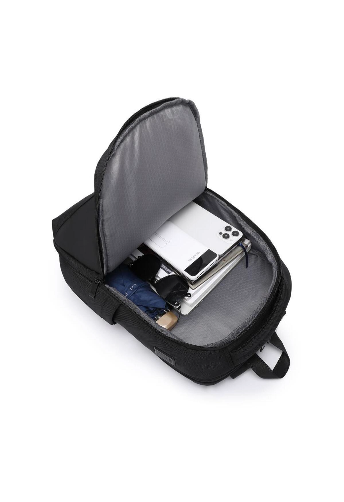 Laptop Gözlü Business Sırt Çantası Oxford Kumaş 8681 Lacivert — görsel 7