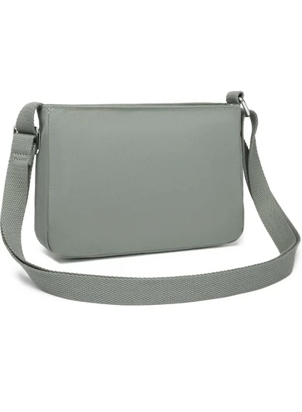 Smart Bags Krinkıl Kumaş Kadın Postacı Çantası  3270 Yeşil — görsel 3