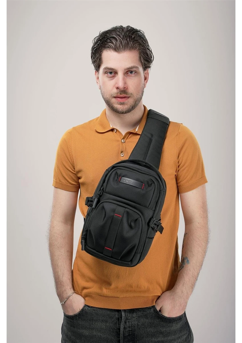 Ççs 31542 Tek Askılı Çapraz Çanta Siyah — görsel 4