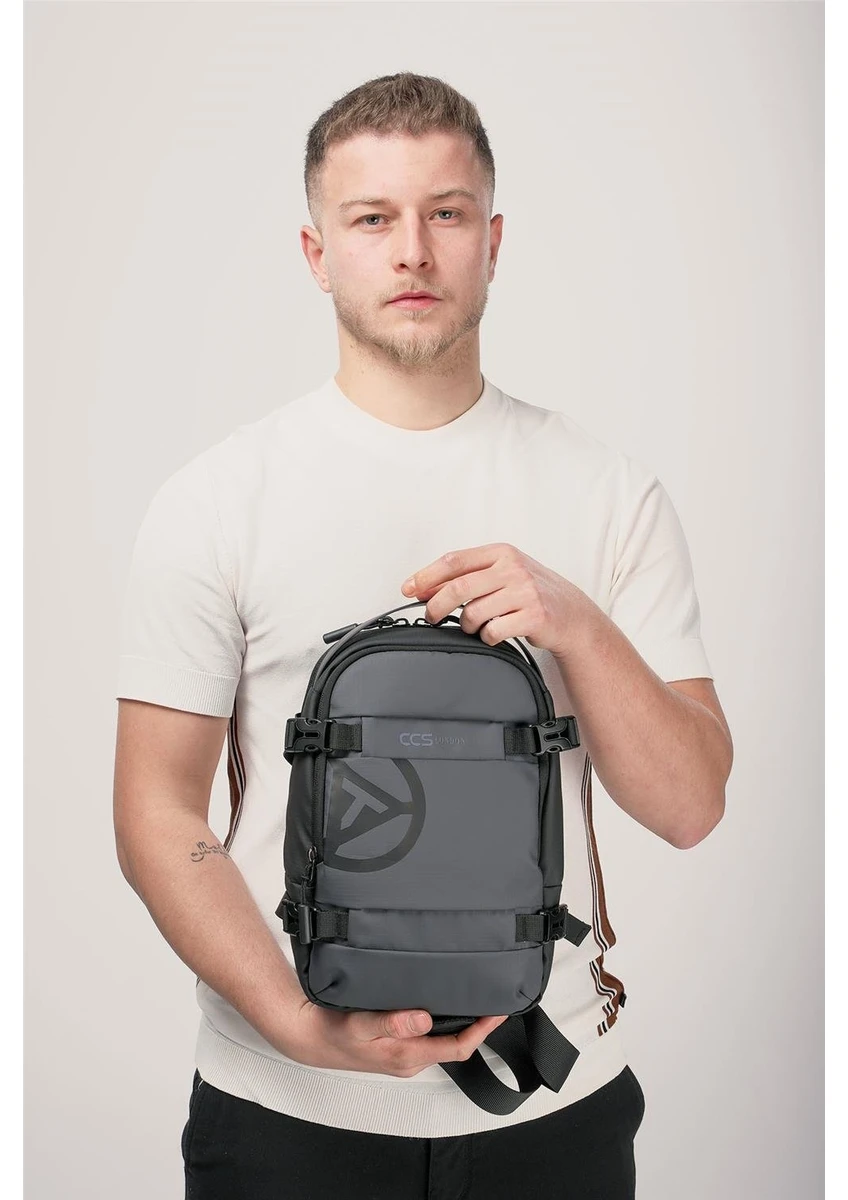 Ççs 51830 Tek Askılı Çapraz Çanta Gri — görsel 7