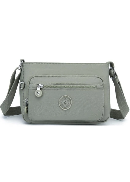 Smart Bags Krinkıl Kumaş Kadın Postacı Çantası 3270 Yeşil